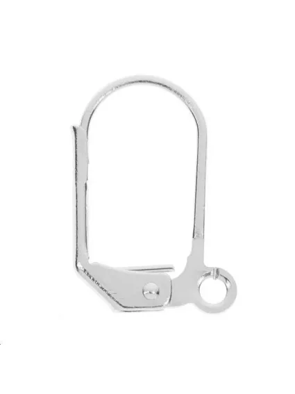 Paire de dormeuses simples 16mm avec anneau  Boucles d'oreilles- 1