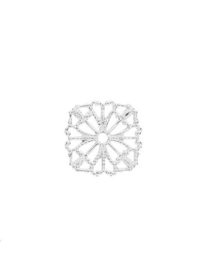 Carré filigrane plat 13x13mm  Filigranes- 1