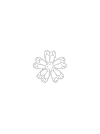 Filigrane fleur 11mm  Filigranes- 1
