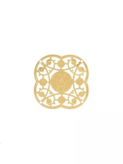 Filigrane rosace 31mm 4 trous  Filigranes- 1