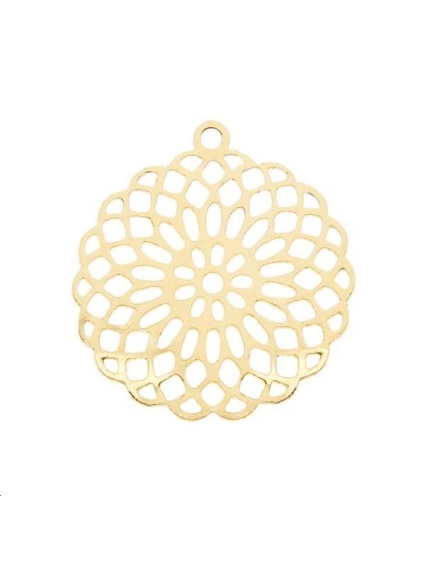 Filigrane rond 15mm 1 anneau  Filigranes- 1