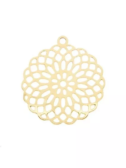 Filigrane rond 15mm 1 anneau  Filigranes- 1