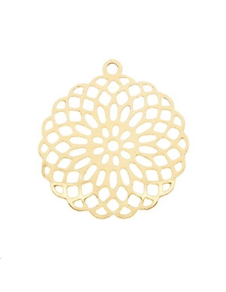 Filigrane rond 15mm 1 anneau  Filigranes- 1 Filigrane rond 15mm 1 anneau  Filigranes- 1