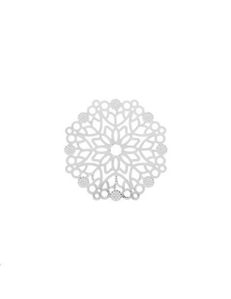 Filigrane rosace fleur 29mm  Filigranes- 1