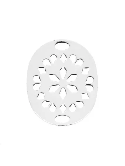 Filigrane oval 20x16mm 2 trous  Filigranes- 1
