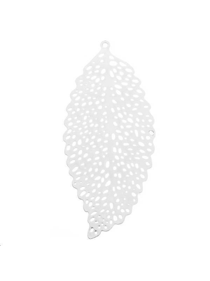 Filigrane feuille 46x22mm 1 anneau  Filigranes- 1