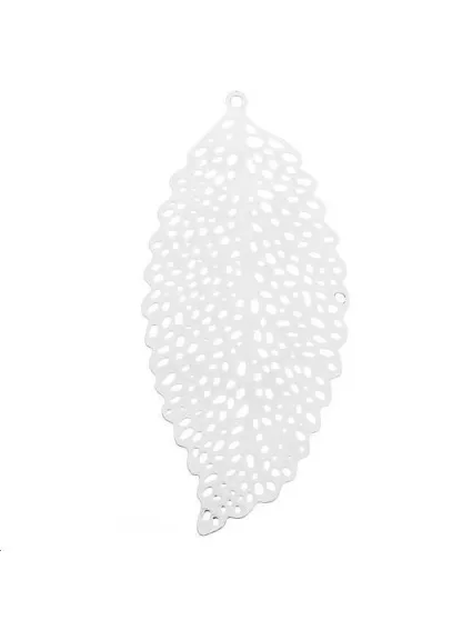 Filigrane feuille 46x22mm 1 anneau  Filigranes- 1