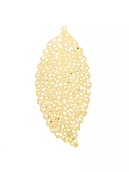 Filigrane feuille 46x22mm 1 anneau  Filigranes- 1