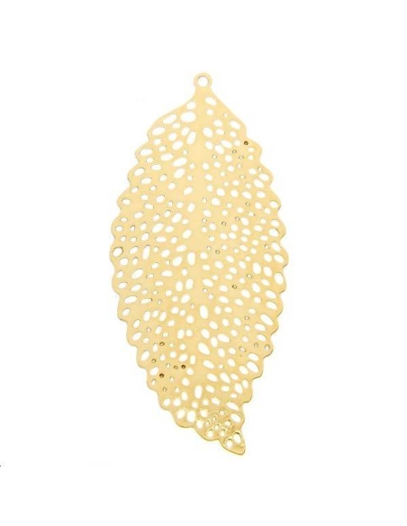 Filigrane feuille 46x22mm 1 anneau  Filigranes- 1