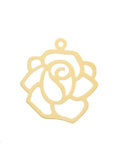 Filigrane fleur 19mm 1 anneau  Filigranes- 1