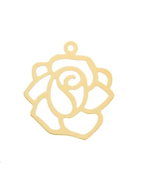 Filigrane fleur 19mm 1 anneau  Filigranes- 1 Filigrane fleur 19mm 1 anneau  Filigranes- 1