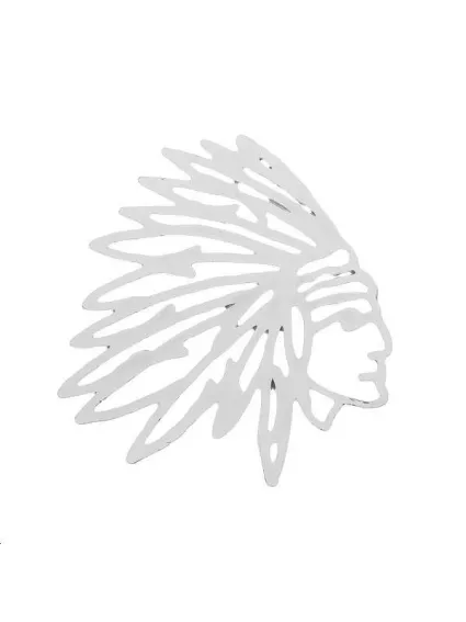 Filigrane tête d'indien 30x32mm  Filigranes- 1