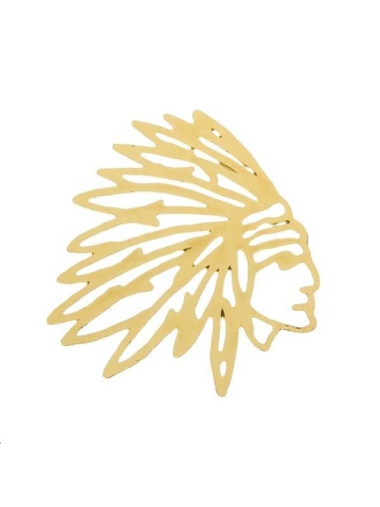 Filigrane tête d'indien 30x32mm  Filigranes- 1