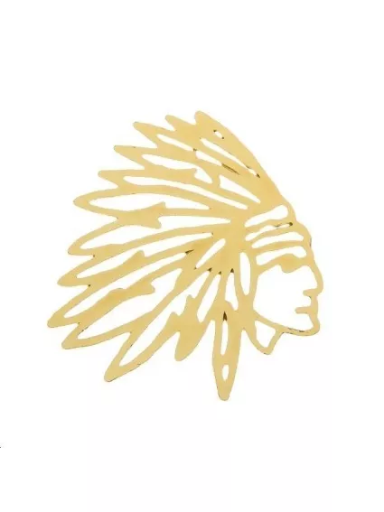 Filigrane tête d'indien 30x32mm  Filigranes- 1