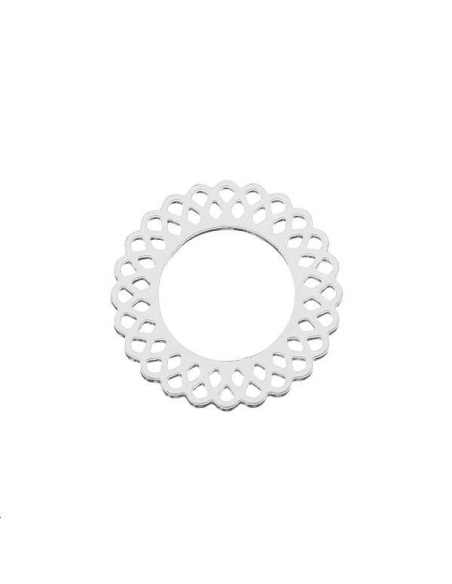 Filigrane rosace dentelle 9mm  Filigranes- 1