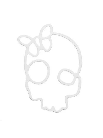 Filigrane tête de mort papillon 30x20mm  Filigranes- 1