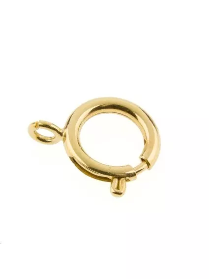 Fermoir ressort 12mm 1 anneau  Fermoirs- 1