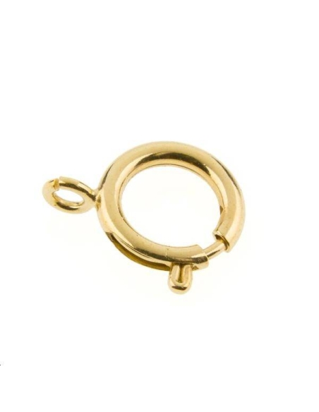 Fermoir ressort 12mm 1 anneau  Fermoirs- 1