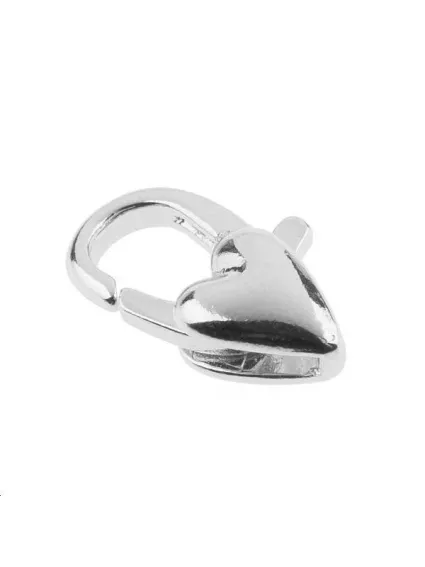 Fermoir fantaisie coeur 12mm  Fermoirs- 1