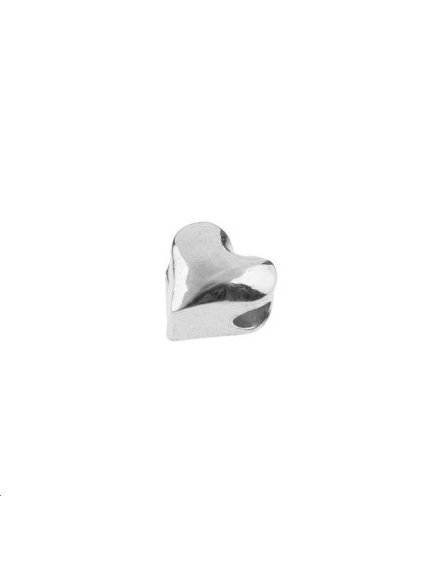 Coeur 5mm 2 trous passants  Intercalaires- 1