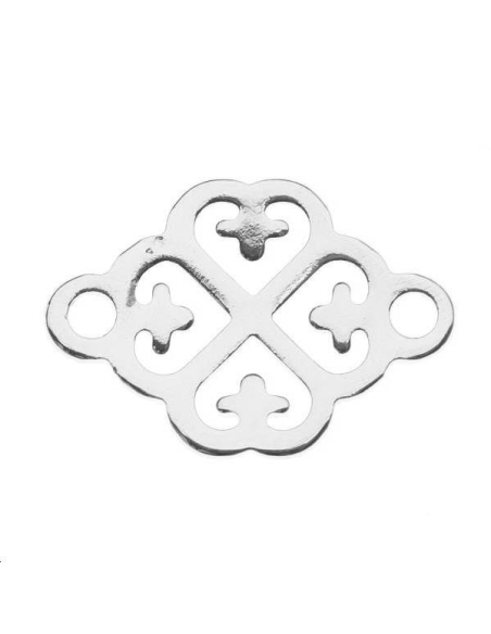 Trèfle 12mm 2 anneaux  Intercalaires- 1