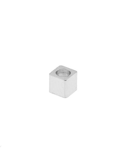 Cube 3mm 2 trous passants  Intercalaires- 1