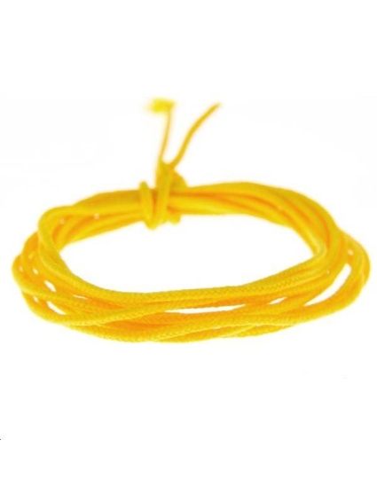 Fashion cord  0,8mm jaune fluo  Fashion cord 0,8mm- 1