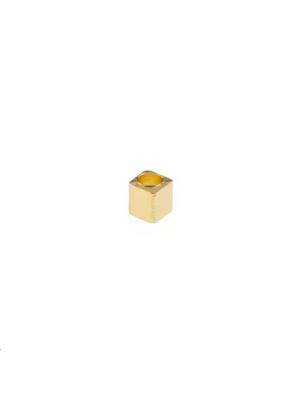 Cube 2x2mm 2 trous passants  Intercalaires- 1