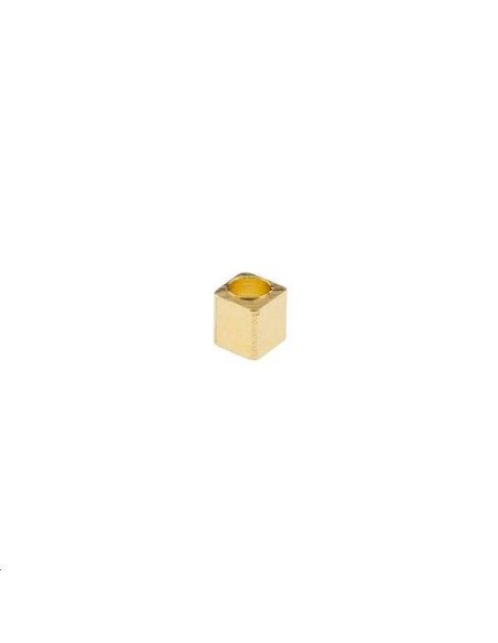 Cube 2x2mm 2 trous passants  Intercalaires- 1