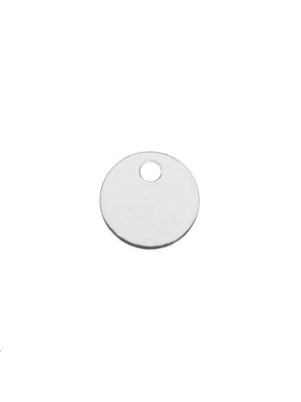 Pampille ronde 8mm 1 trou  Pampilles- 1