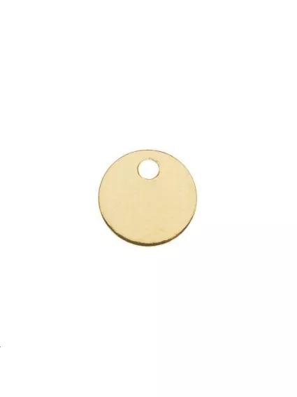 Pampille ronde 8mm 1 trou  Pampilles- 1