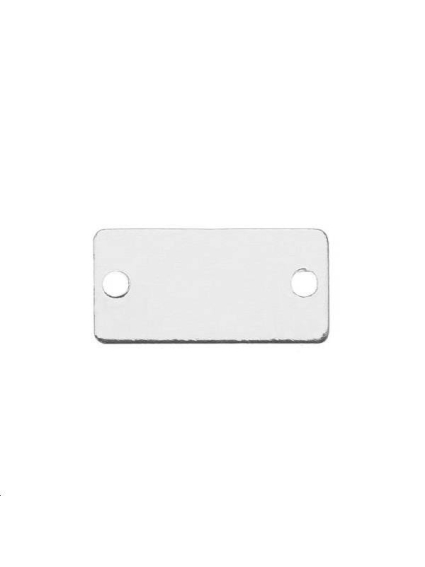 Rectangle 10x5mm 2 trous  Pampilles- 1