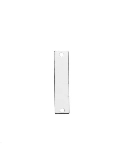 Rectangle 22x5mm 2 trous  Pampilles- 1