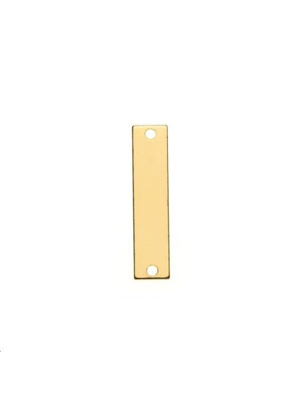 Rectangle 22x5mm 2 trous  Pampilles- 1