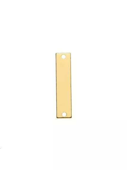 Rectangle 22x5mm 2 trous  Pampilles- 1