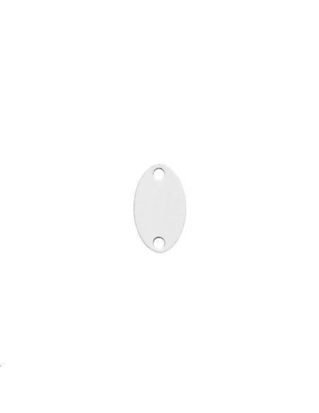 Oval 12x7mm 2 trous  Pampilles- 1