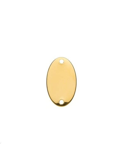 Oval 17x10mm 2 trous  Pampilles- 1