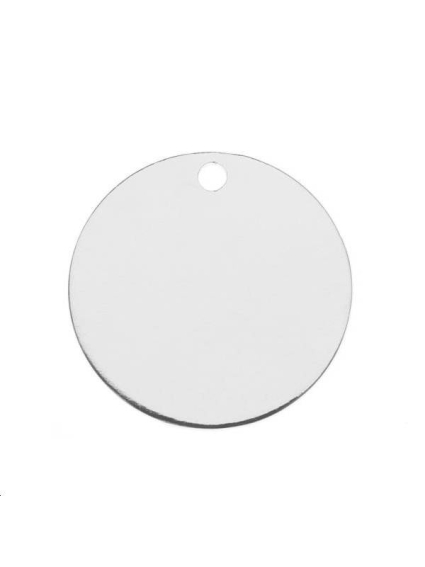 Pampille ronde 16mm 1 trou  Pampilles- 1