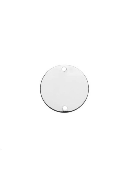 Pampille ronde 16mm 2 trous  Pampilles- 1