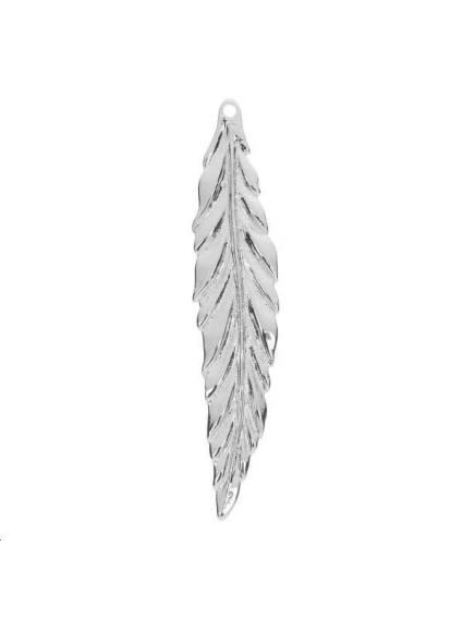 Pampille plume 53x11mm  Pampilles- 1