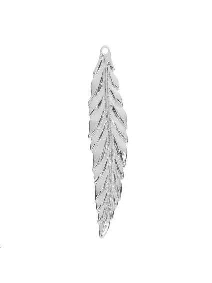 Pampille plume 53x11mm  Pampilles- 1
