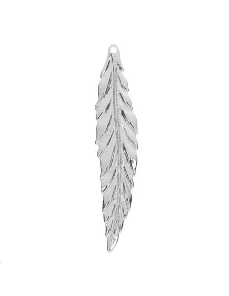 Pampille plume 53x11mm  Pampilles- 1