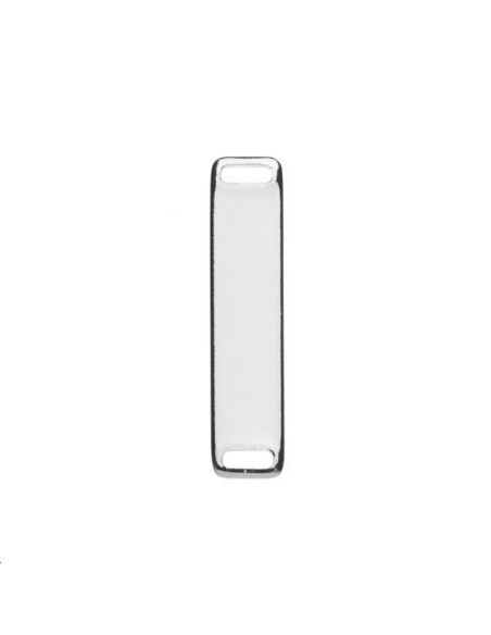 Pampille rectangle 28x6mm 2 trous  Pampilles- 1 Pampille rectangle 28x6mm 2 trous  Pampilles- 1