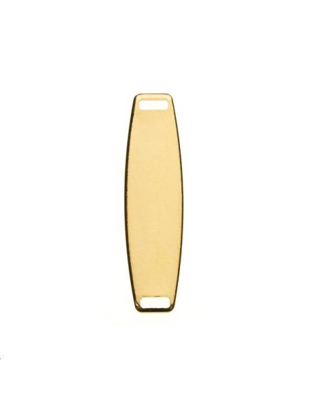 Pampille rectangle oval 30x8mm  Pampilles- 1
