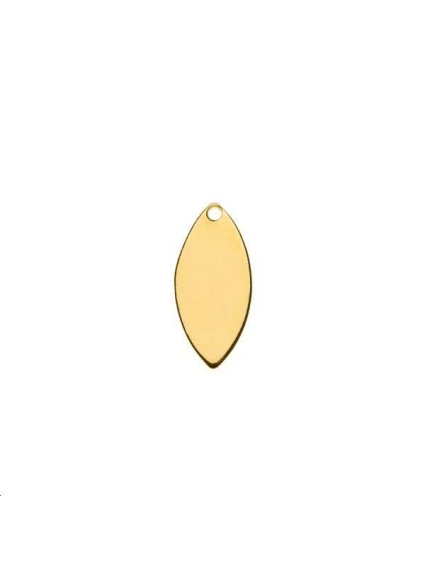 Navette 17x8mm 1 trou  Pampilles- 1