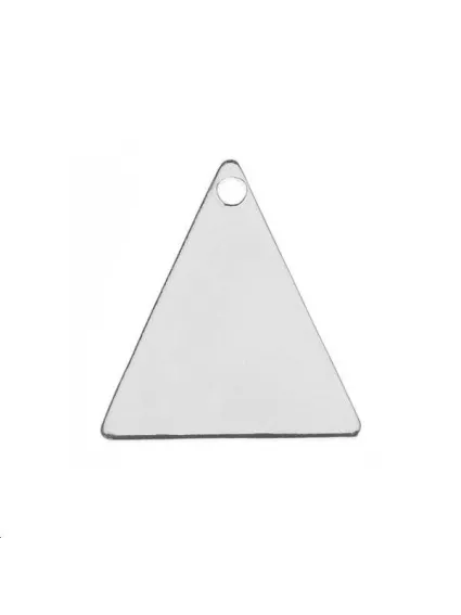 Pampille triangle 11,5mm 1 trou  Pampilles- 1
