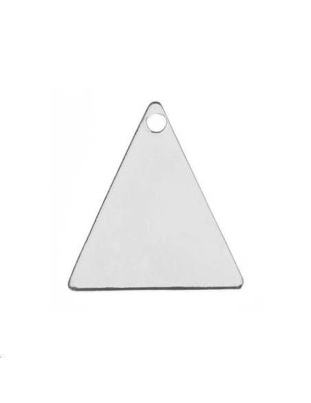 Pampille triangle 11,5mm 1 trou  Pampilles- 1