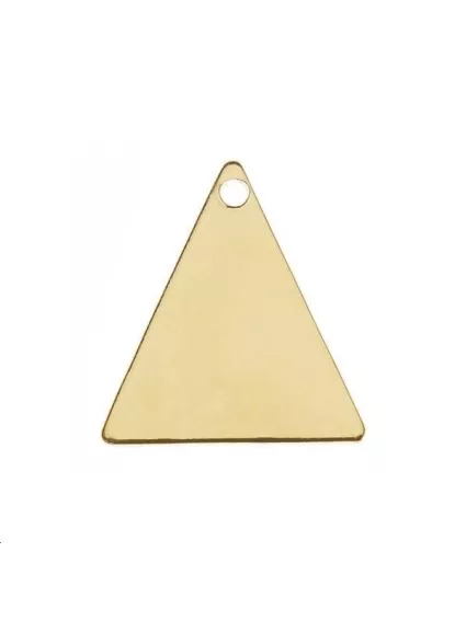 Pampille triangle 11,5mm 1 trou  Pampilles- 1