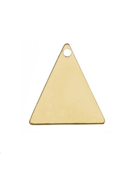 Pampille triangle 11,5mm 1 trou  Pampilles- 1