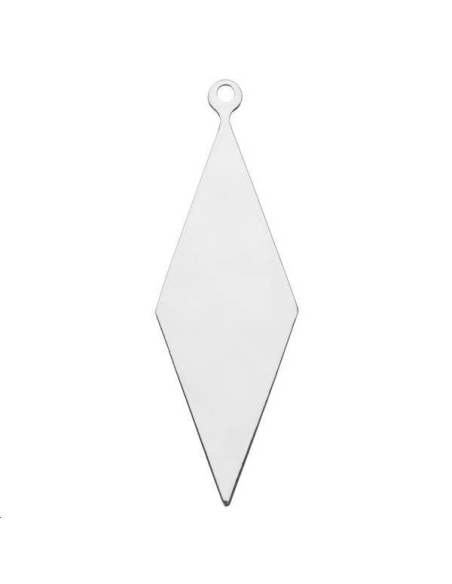 Pampille losange 40x13mm 1 anneau  Pampilles- 1